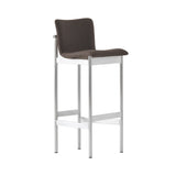 Cadre Bar + Counter Stool: Bar + Brushed Aluminum
