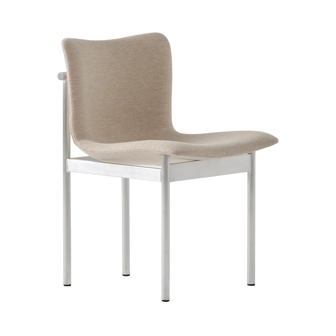 Cadre Dining Chair: Brushed Aluminum