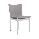 Cadre Dining Chair: Brushed Aluminum