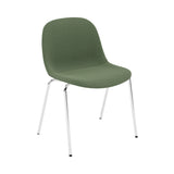 Fiber Side Chair: A-Base with Felt Glides + Recycled Shell + Upholstered