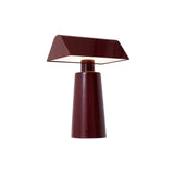 Caret Portable Table Lamp MF1: Dark Burgundy
