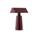 Caret Portable Table Lamp MF1: Dark Burgundy