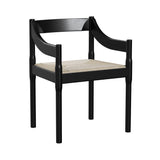 Carimate Armchair: Black Ash