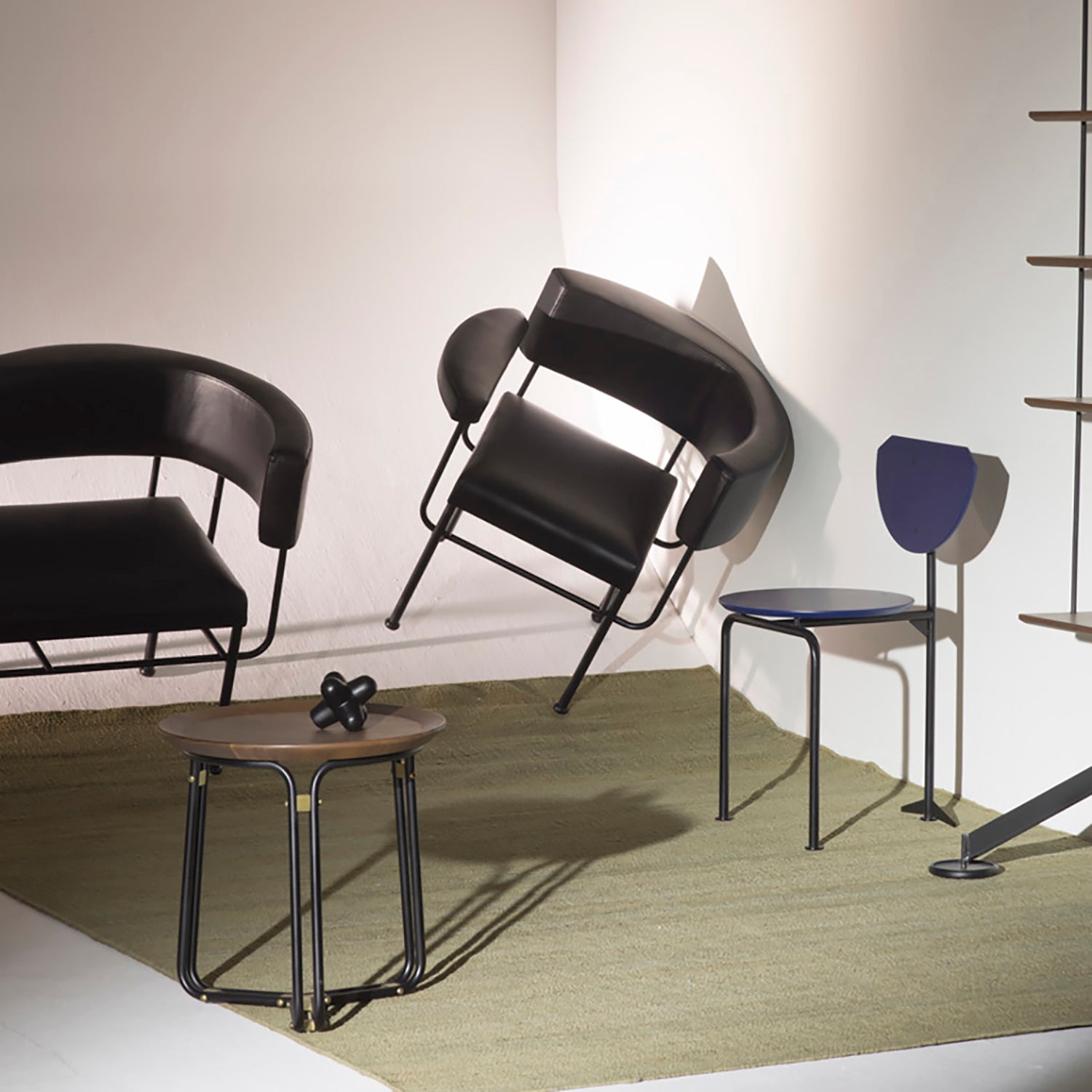 Carlo Cotton Club Lounge Chair