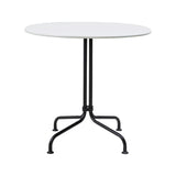 Carmel Bistro Dining Table: Outdoor + Clam White