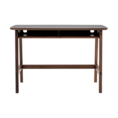 Dulwich Desk: Polaris Top + Black + Walnut