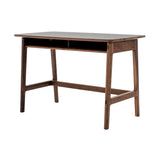 Dulwich Desk: Polaris Top + Black + Walnut