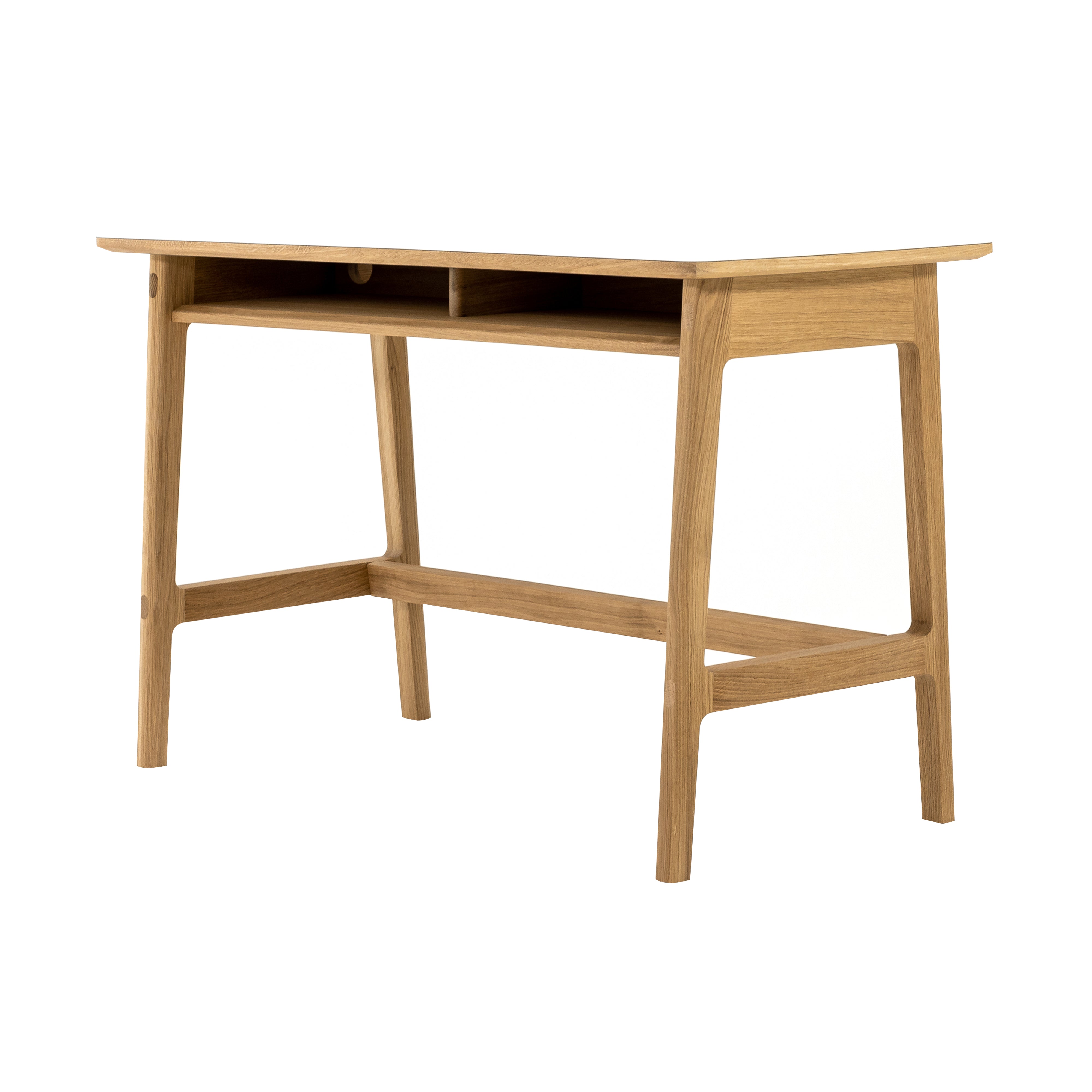 Dulwich Desk: Polaris Top + Sable + Oak