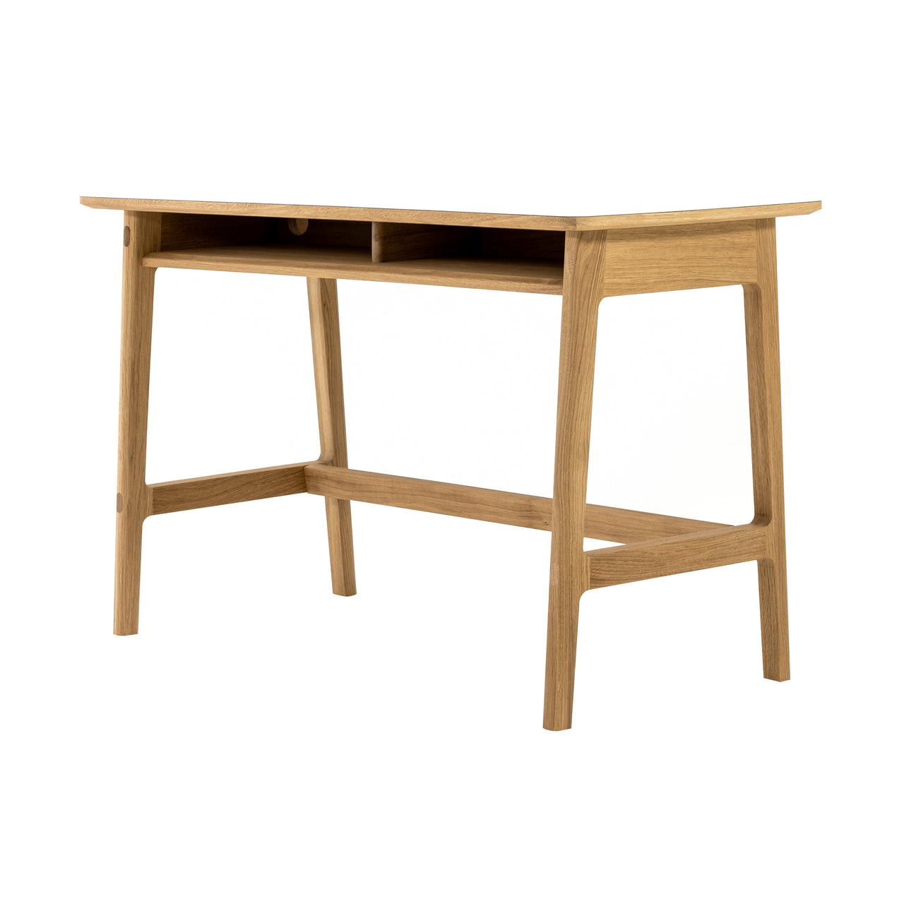 Dulwich Desk: Polaris Top + Sable + Oak