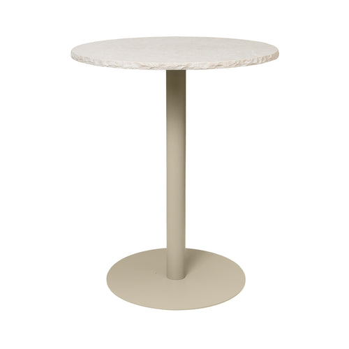 Mineral Café Table: Cashmere