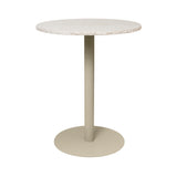 Mineral Café Table: Cashmere