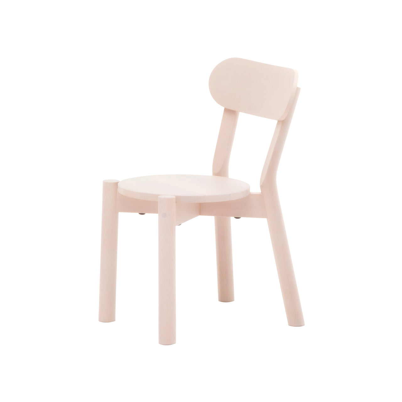 Castor Kids Chair: Pink White