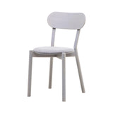 Castor Chair Plus with Pad: Grain Grey Oak + Grey