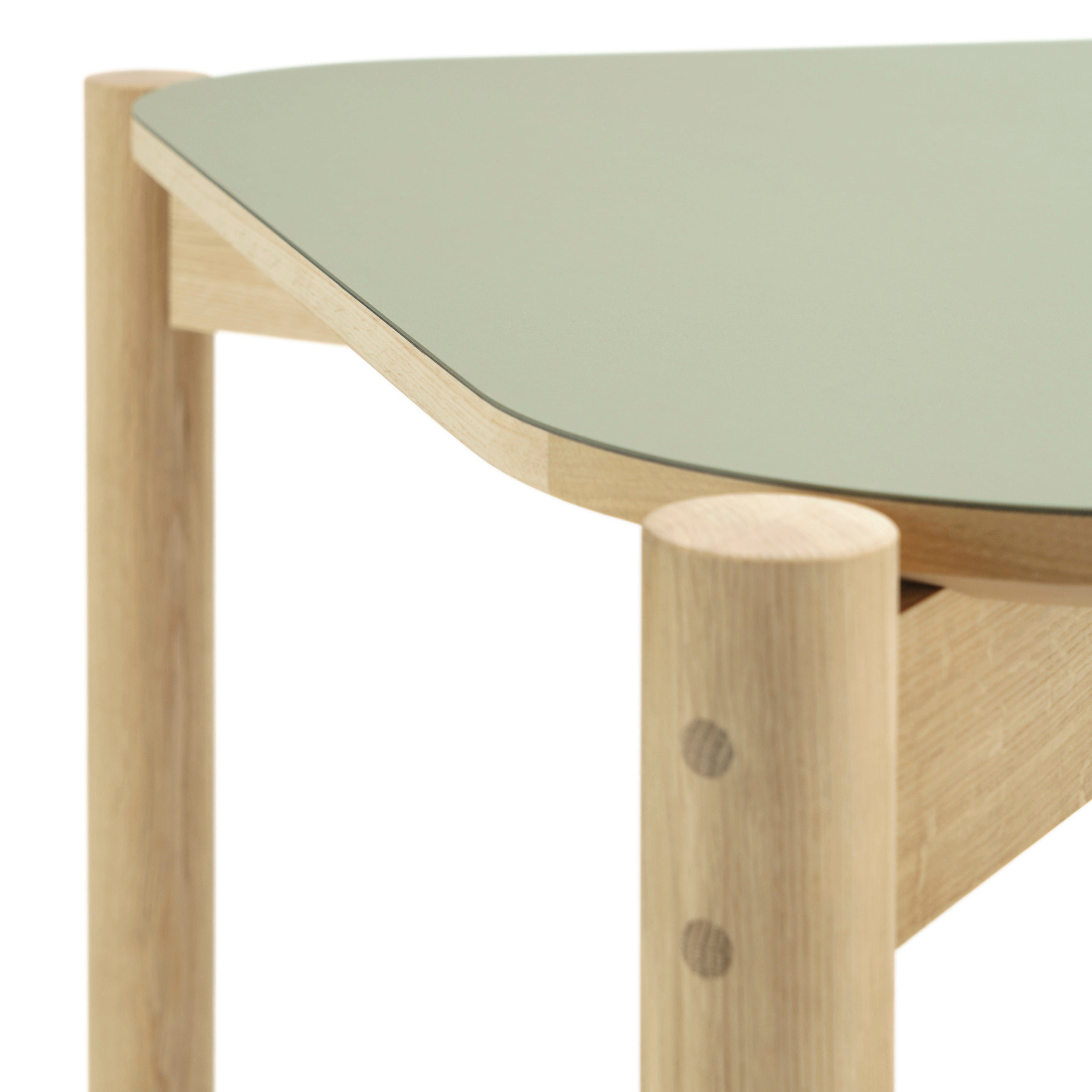 Castor Dining Table: Linoleum + DI