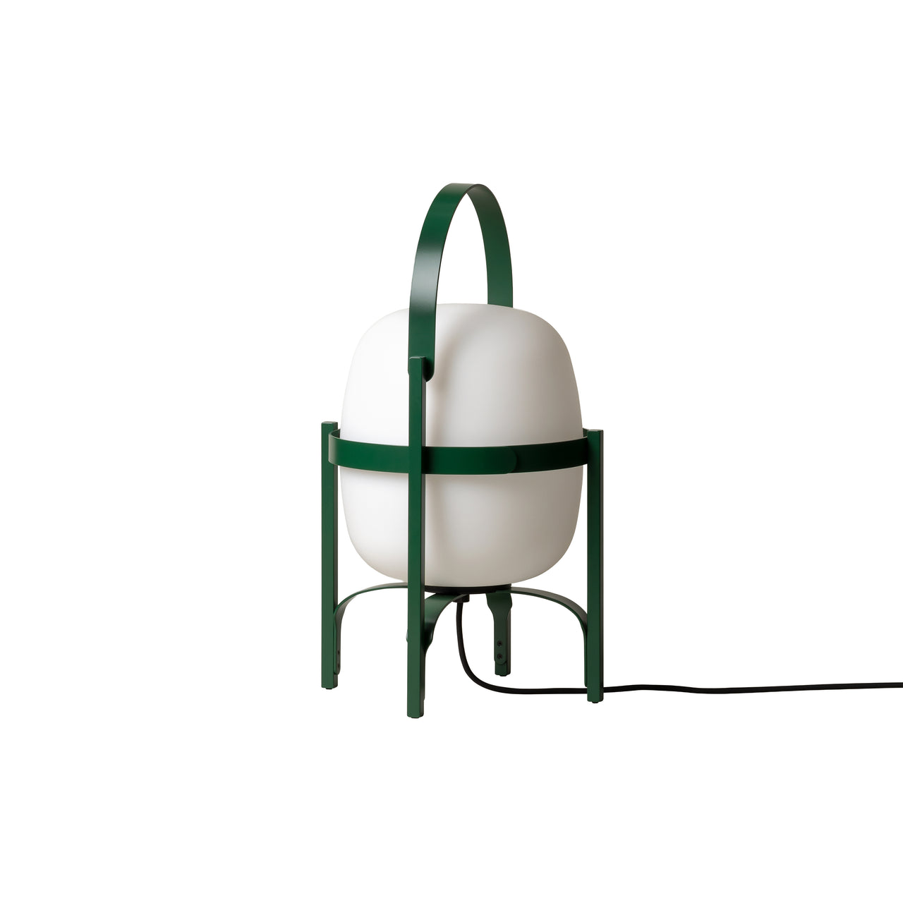 Cesta Exterior Table Lamp: Green
