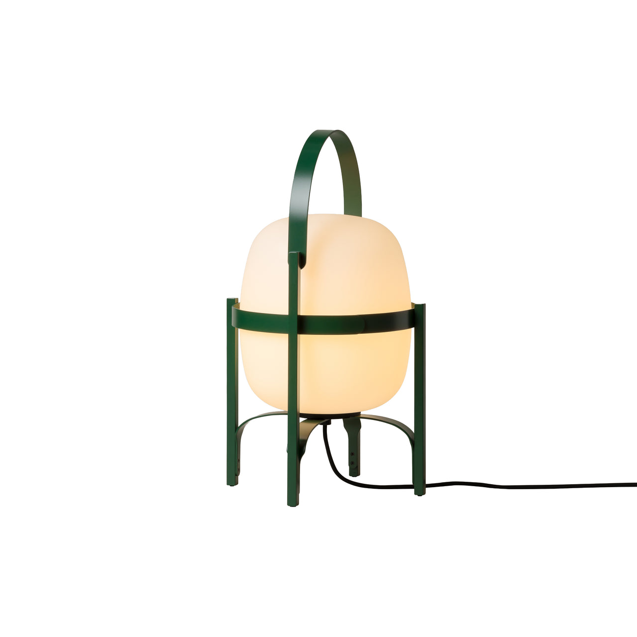 Cesta Exterior Table Lamp: Green