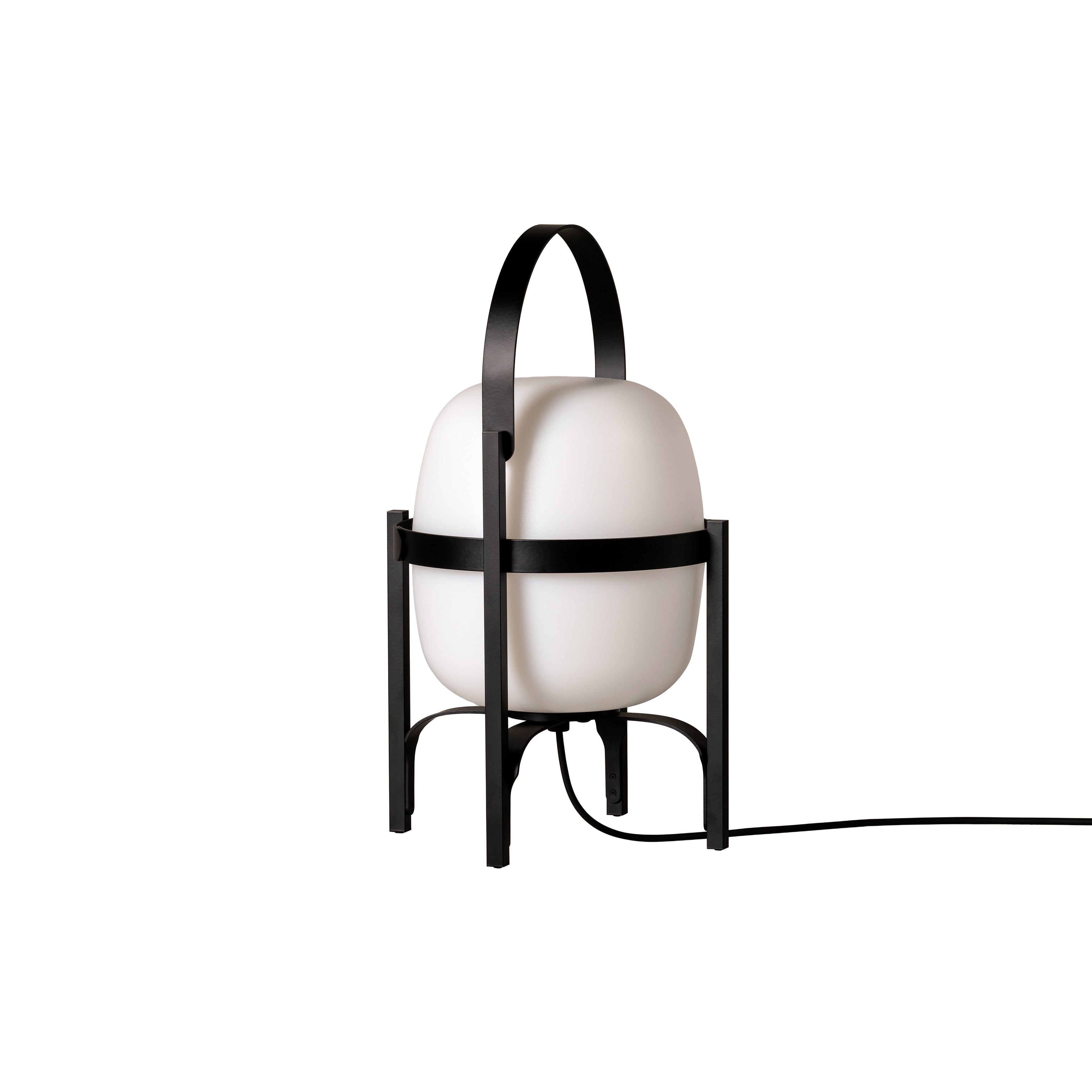 Cesta Exterior Table Lamp: Black