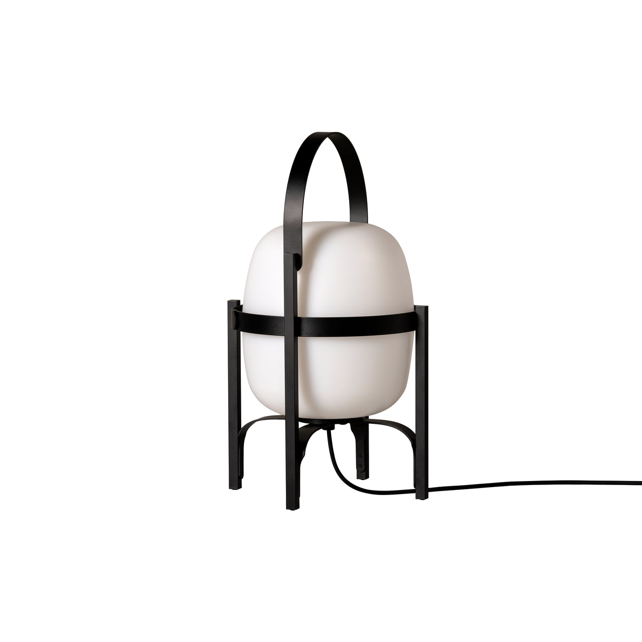 Cesta Exterior Table Lamp: Black