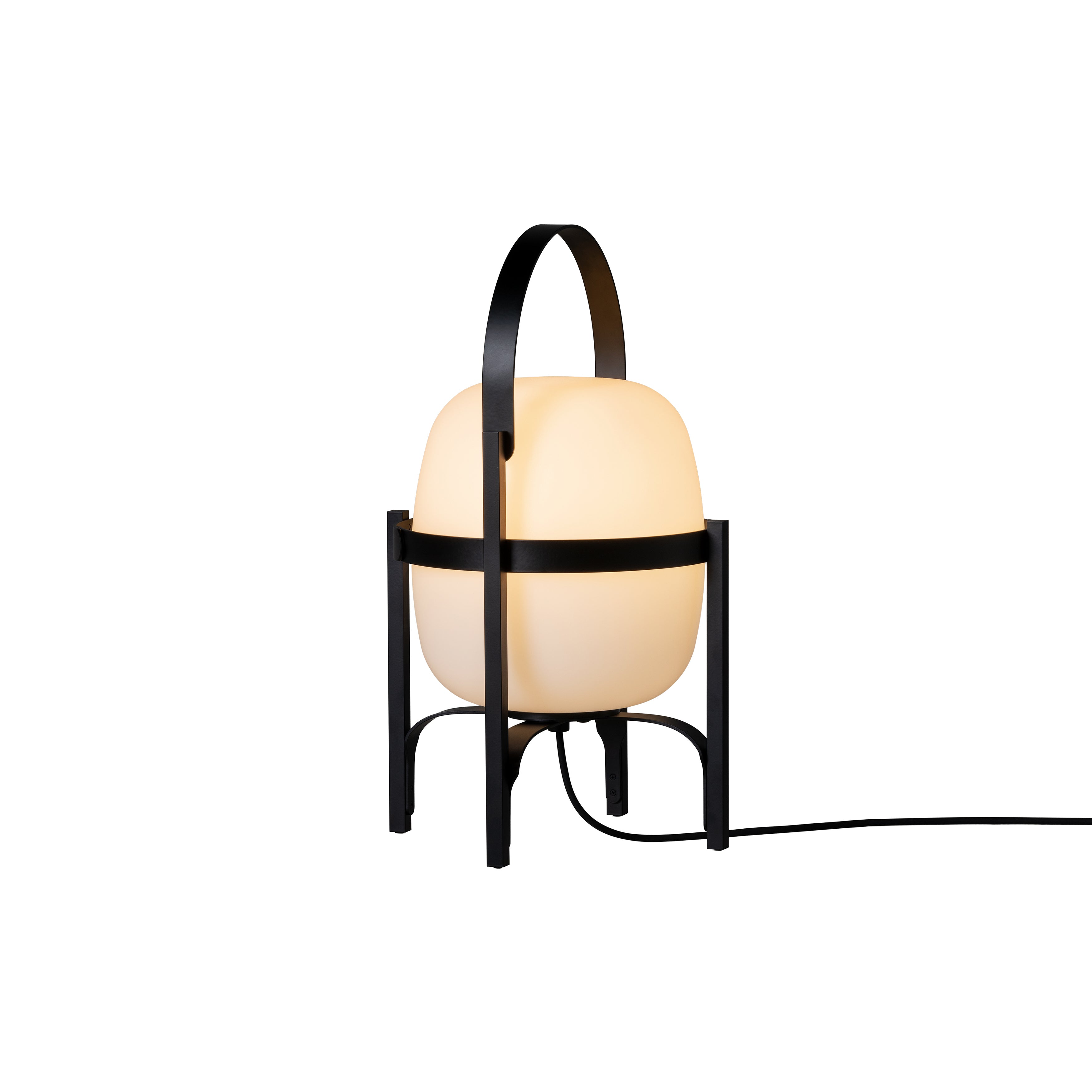 Cesta Exterior Table Lamp: Black