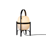 Cesta Exterior Table Lamp: Black