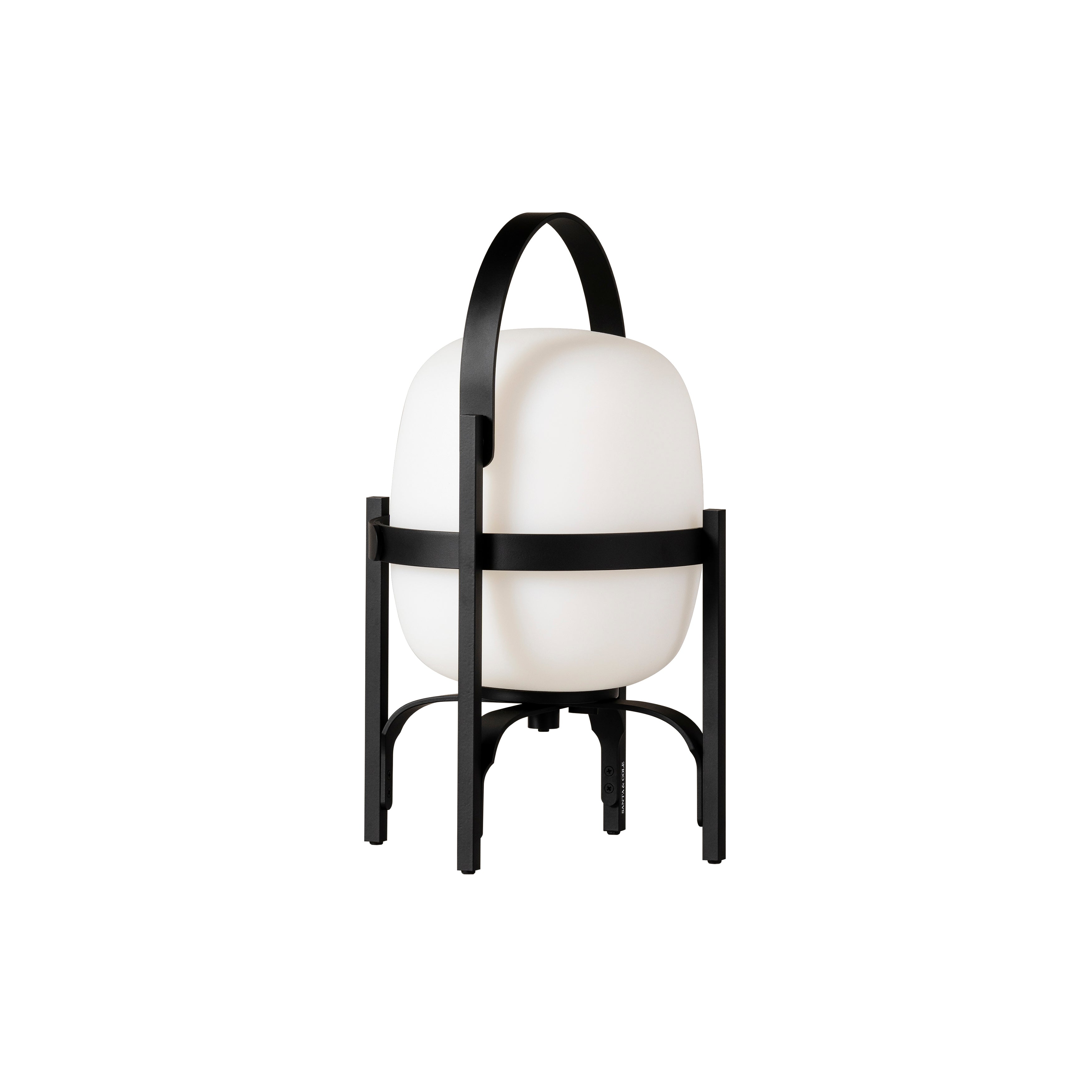 Cestita Alubat Table Lamp: Black