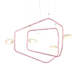 Palindrome Single Pendant: 4 Heads + Chalk Pink