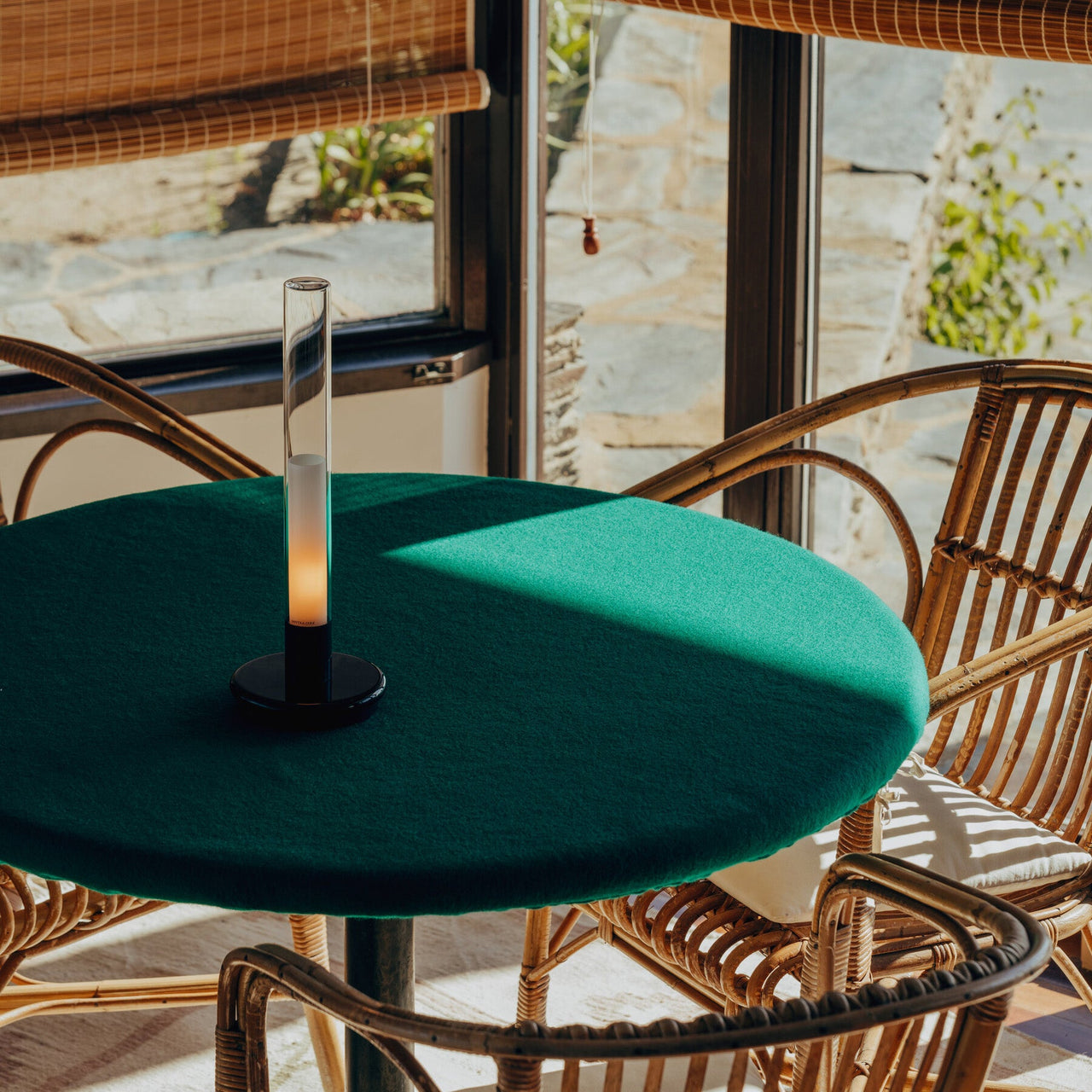 Sylvestrina Portable Table Lamp: Quick Ship