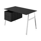 Homework 1 Desk: Double Drawer Left: Black Oak + Chrome + Black Oak