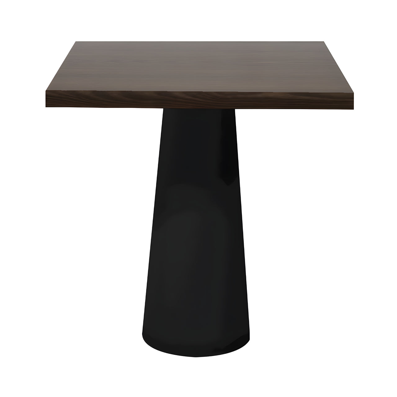Container Square Table: Small + Cinnamon Stained + Black