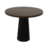 Container Round Table: Small + Bodhi Cover + Cinnamon Stained + Black