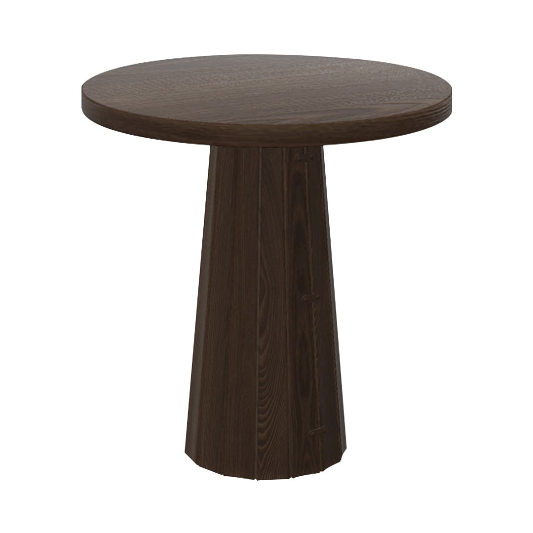 Container Round Table: Extra Small + Bodhi Cover + Cinnamon Stained + Cinnamon