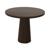 Container Round Table: Small + Bodhi Cover + Cinnamon Stained + Cinnamon