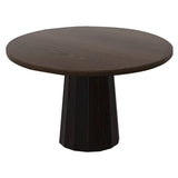 Container Round Table: Medium + Bodhi Cover + Cinnamon Stained + Wenge