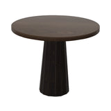 Container Round Table: Small + Bodhi Cover + Cinnamon Stained + Wenge