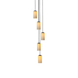 Cirio Cascada Pendant Lamp: 5 + White Porcelain