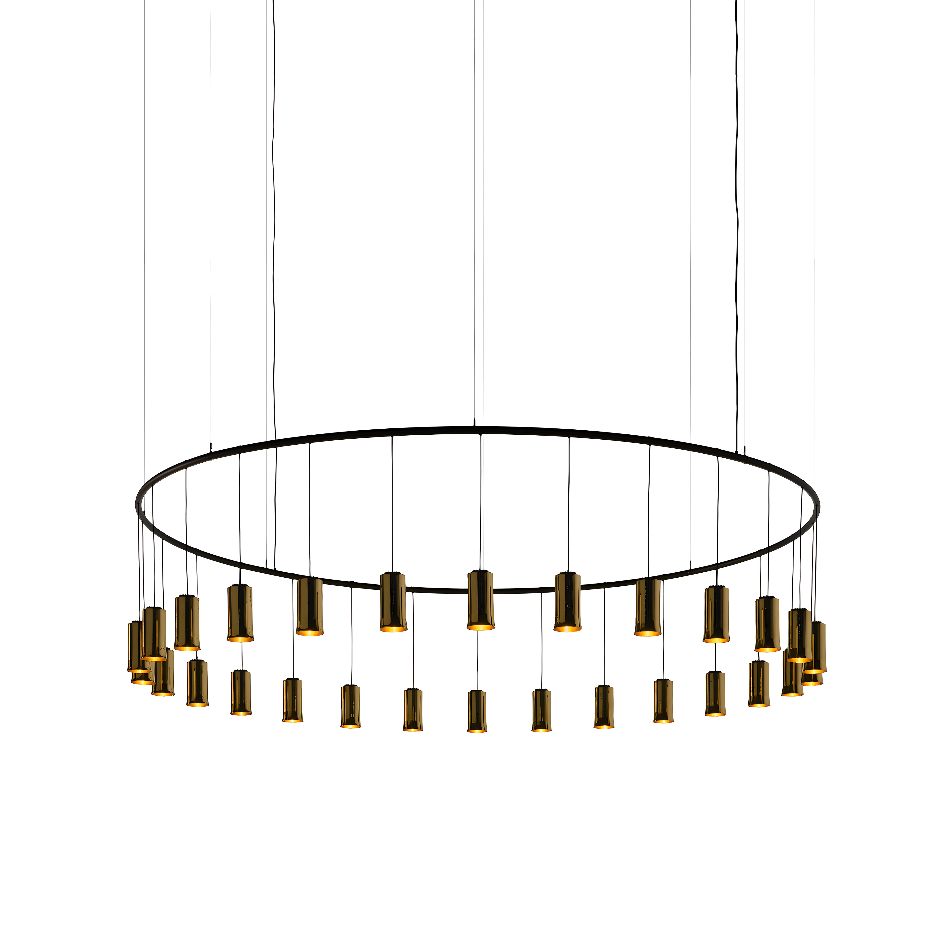Cirio Circular Pendant Lamp: Medium - 118.1