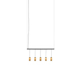 Cirio Lineal Pendant Lamp: 1 + White Porcelain