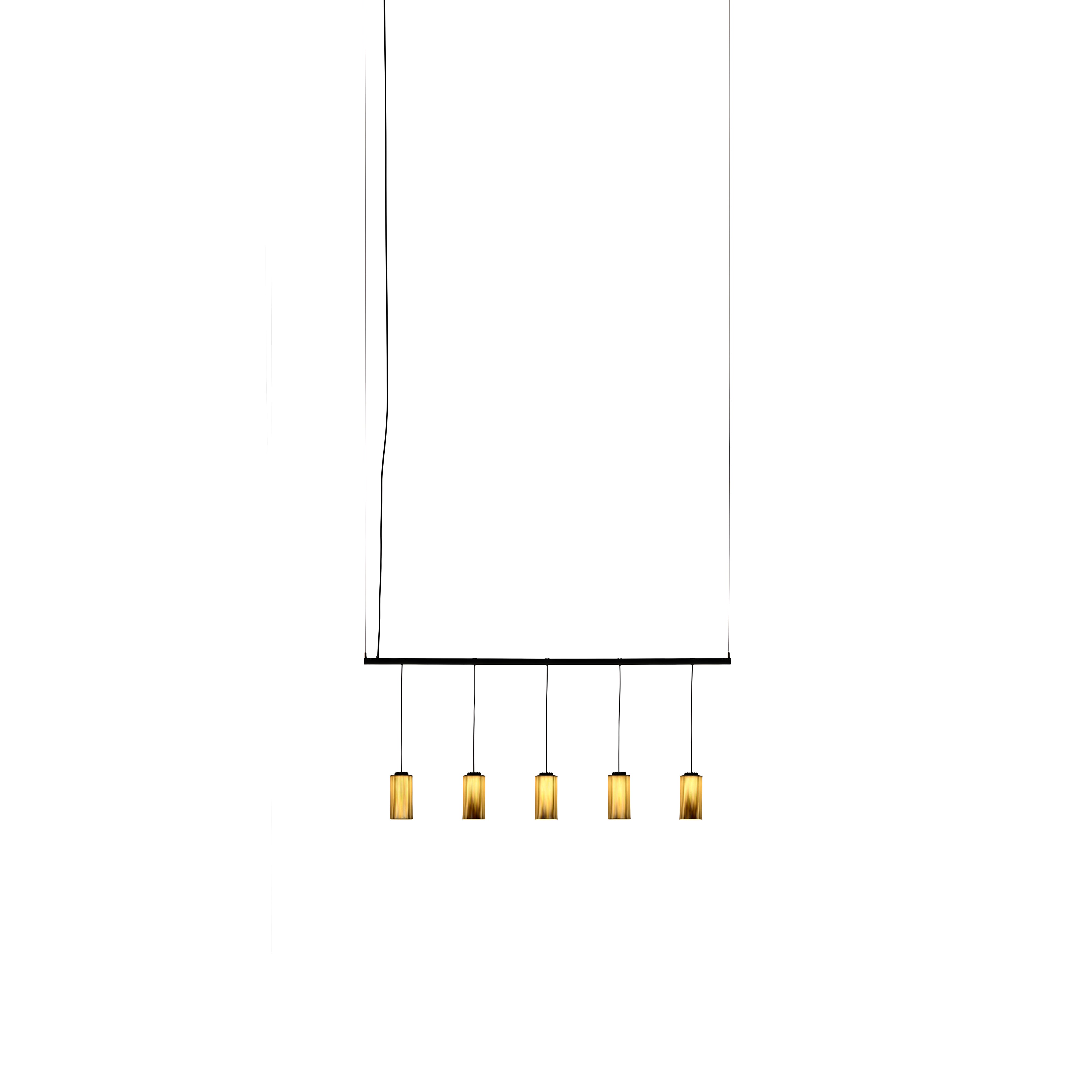 Cirio Lineal Pendant Lamp: 1 + White Porcelain