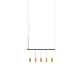 Cirio Lineal Pendant Lamp: 1 + White Porcelain