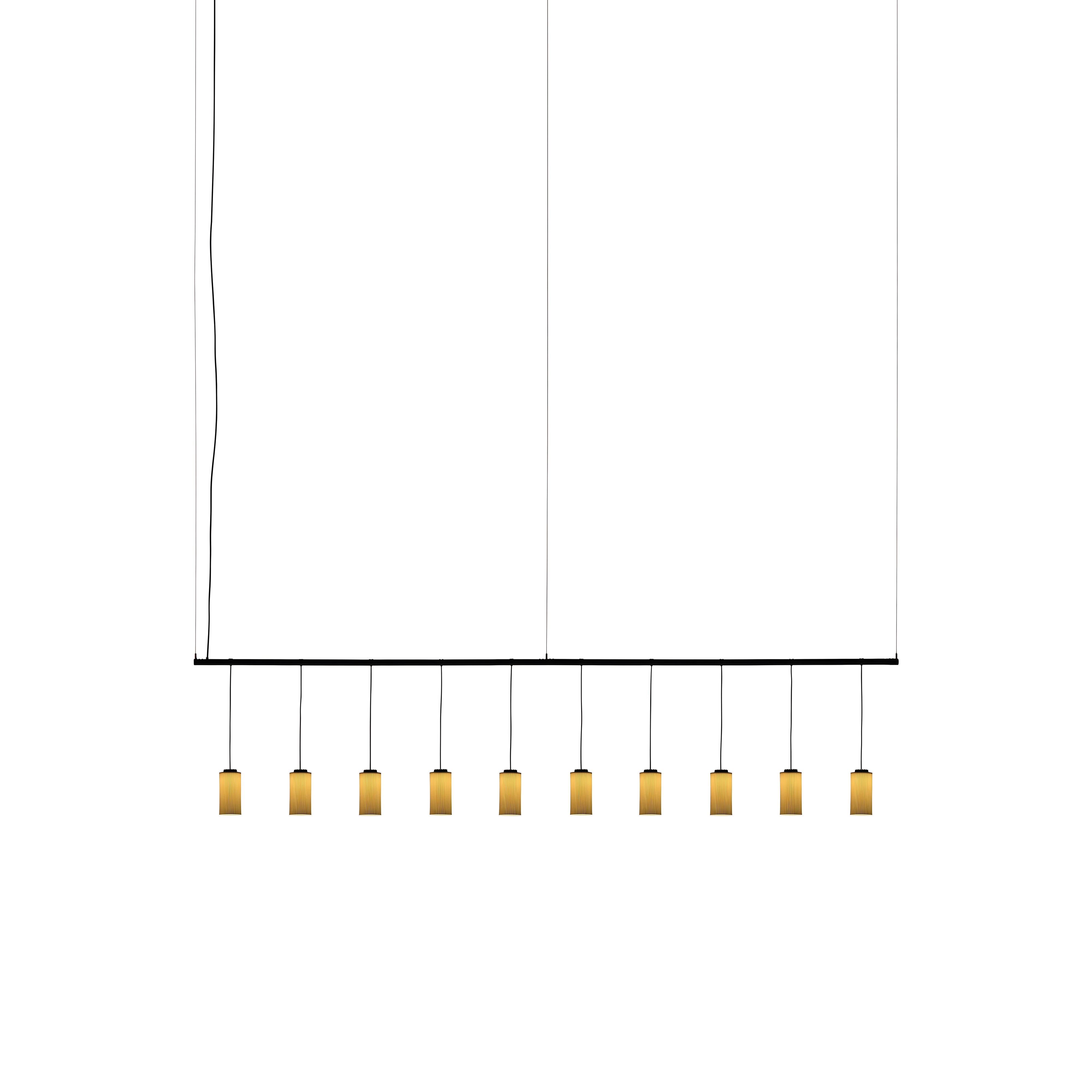 Cirio Lineal Pendant Lamp: 2 + White Porcelain