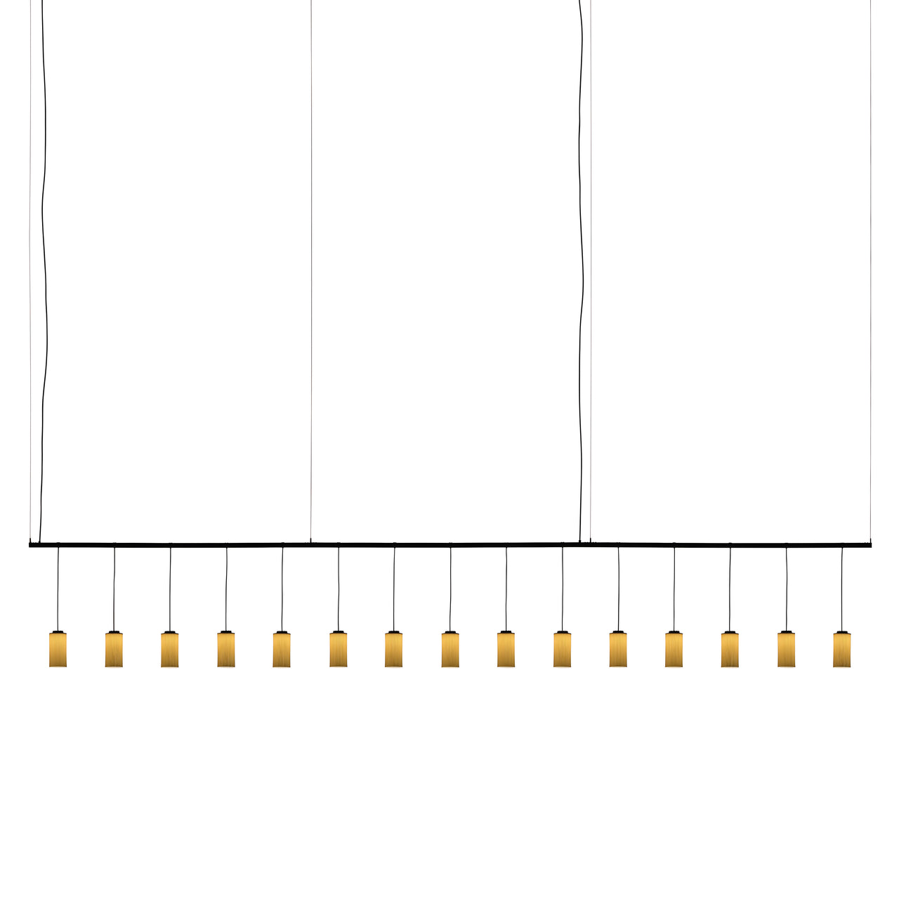 Cirio Lineal Pendant Lamp: 3 + White Porcelain