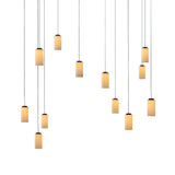 Cirio Multiple Pendant Lamp: 12 + White Porcelain