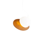 Pebble Pendant Light: A + Citrine + Pearl
