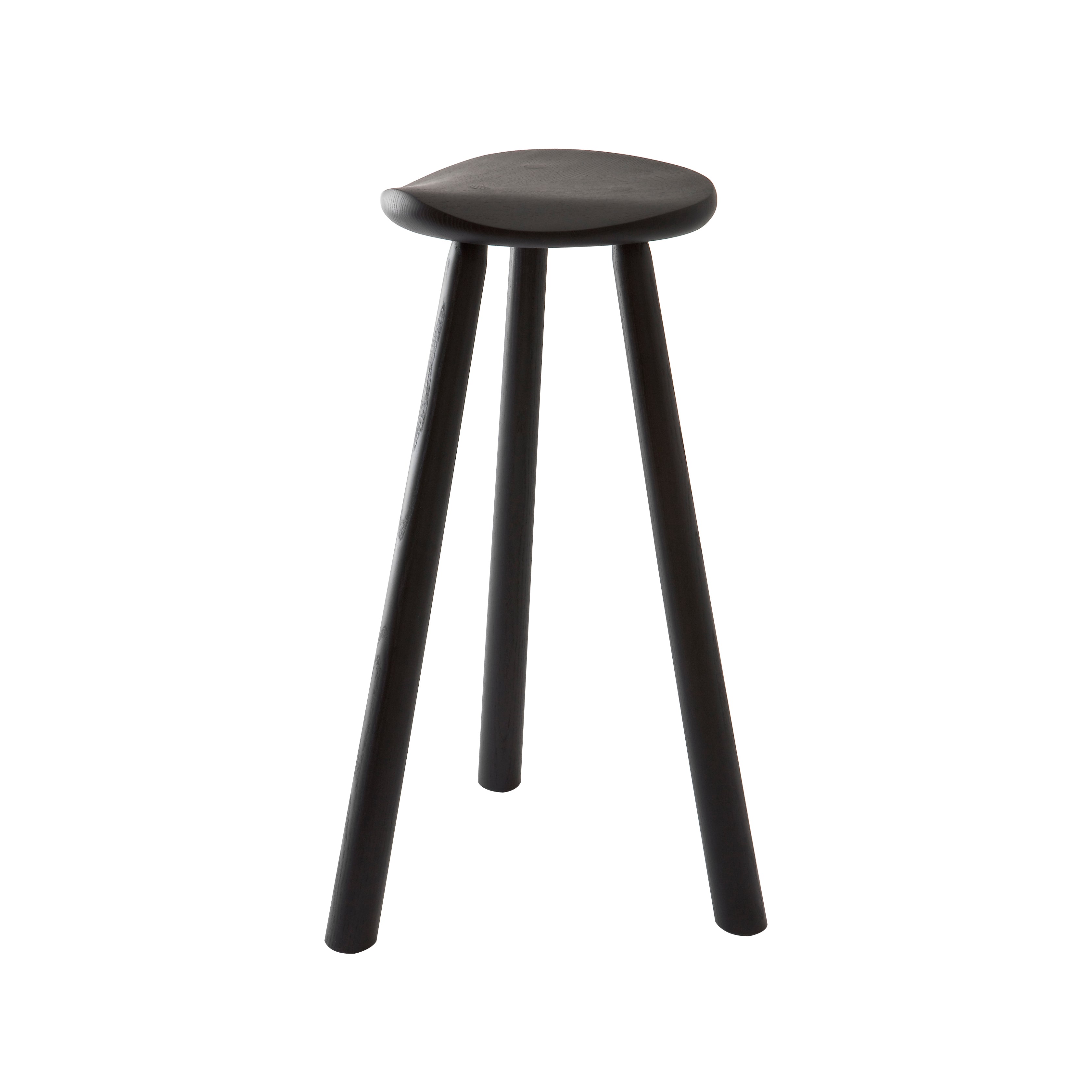 Classic RMJ Stool: Counter + Black Stained