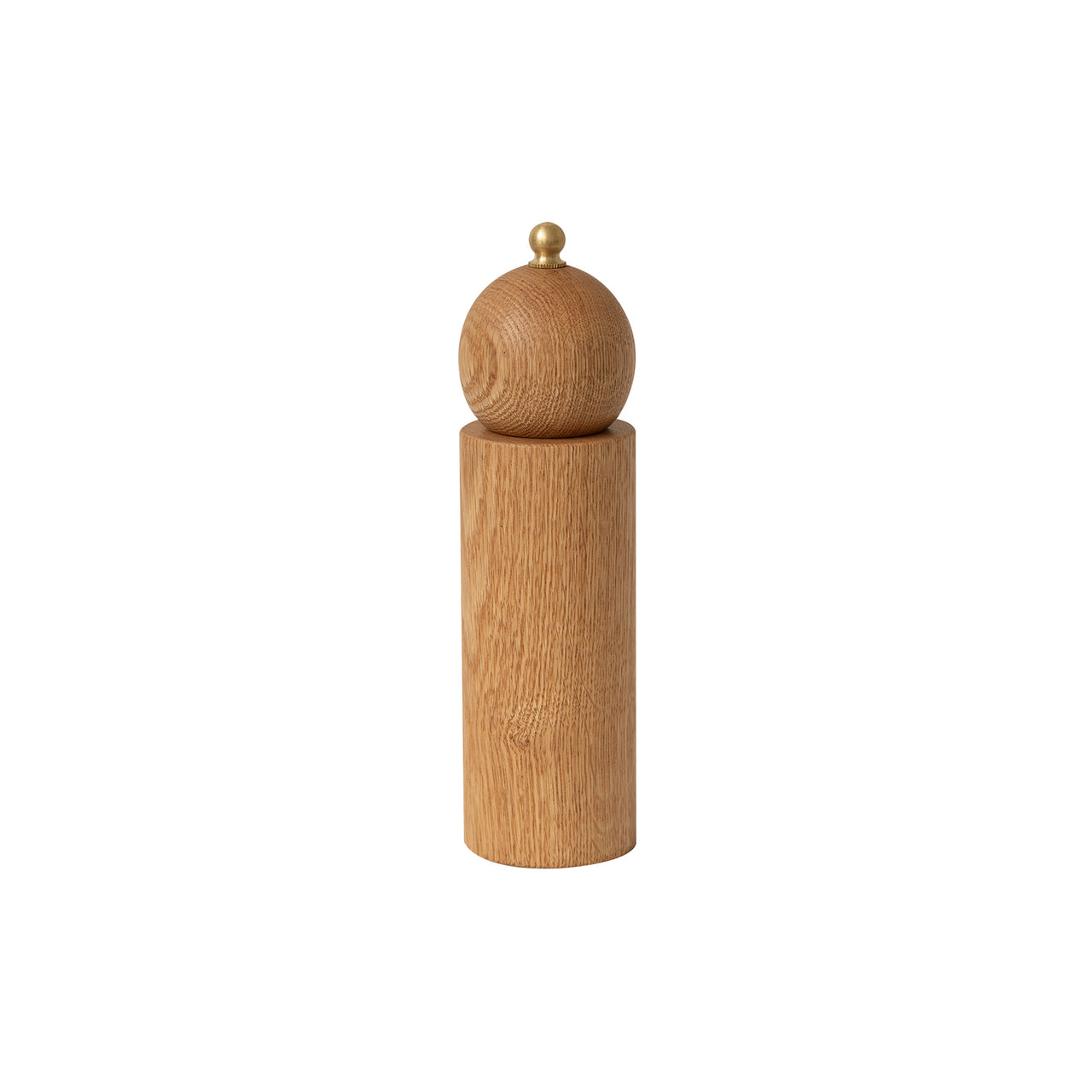 Clod Salt + Pepper Mill: Pepper Mill + Oak