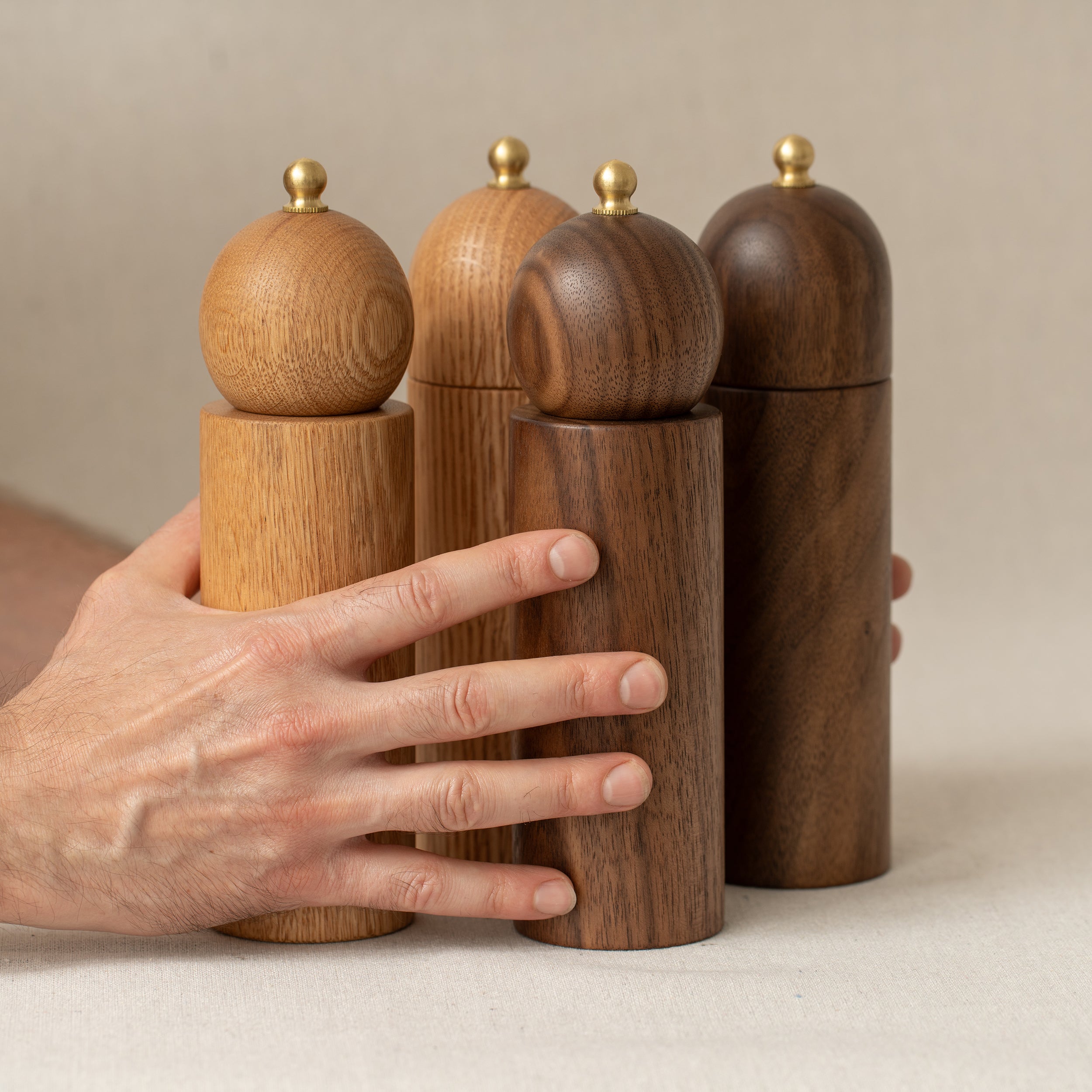 Clod Salt + Nob Pepper Mill: LS