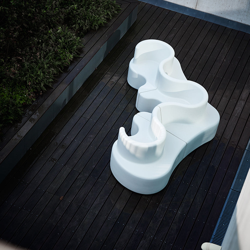 Cloverleaf Sofa with Extension