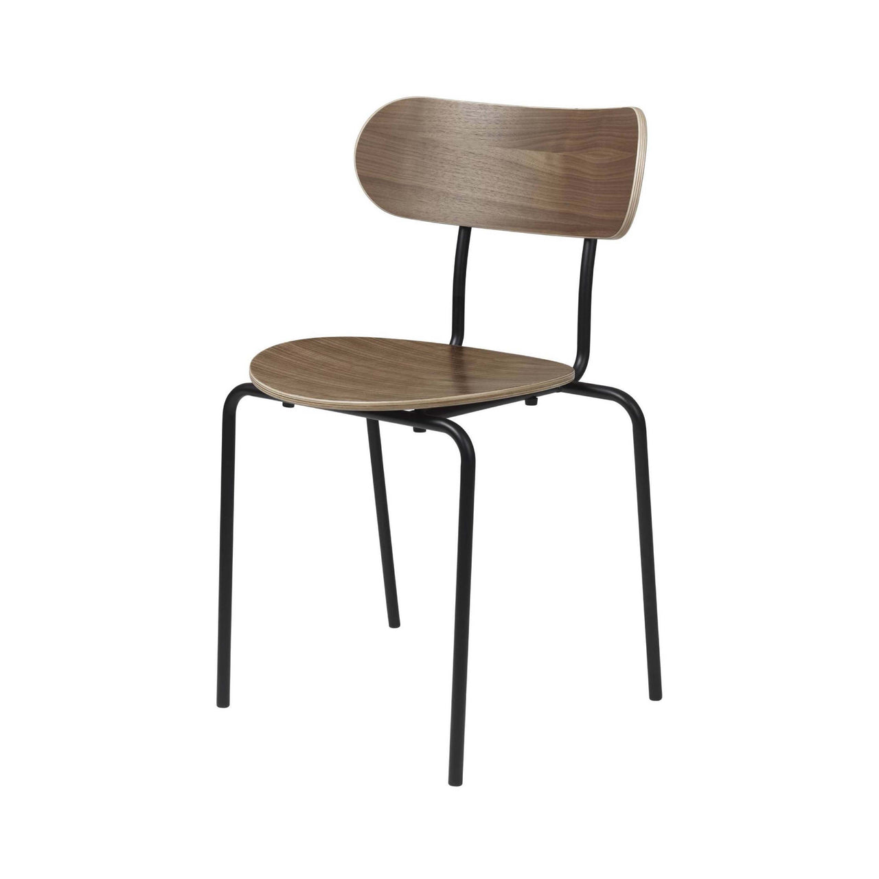 Coco Chair Stacking: Lacquered Walnut