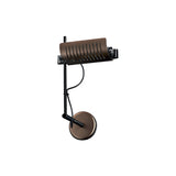 Colombo Wall Lamp: Anodic Bronze + Black