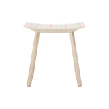Colour Footstool: Warm White + Pink Grid
